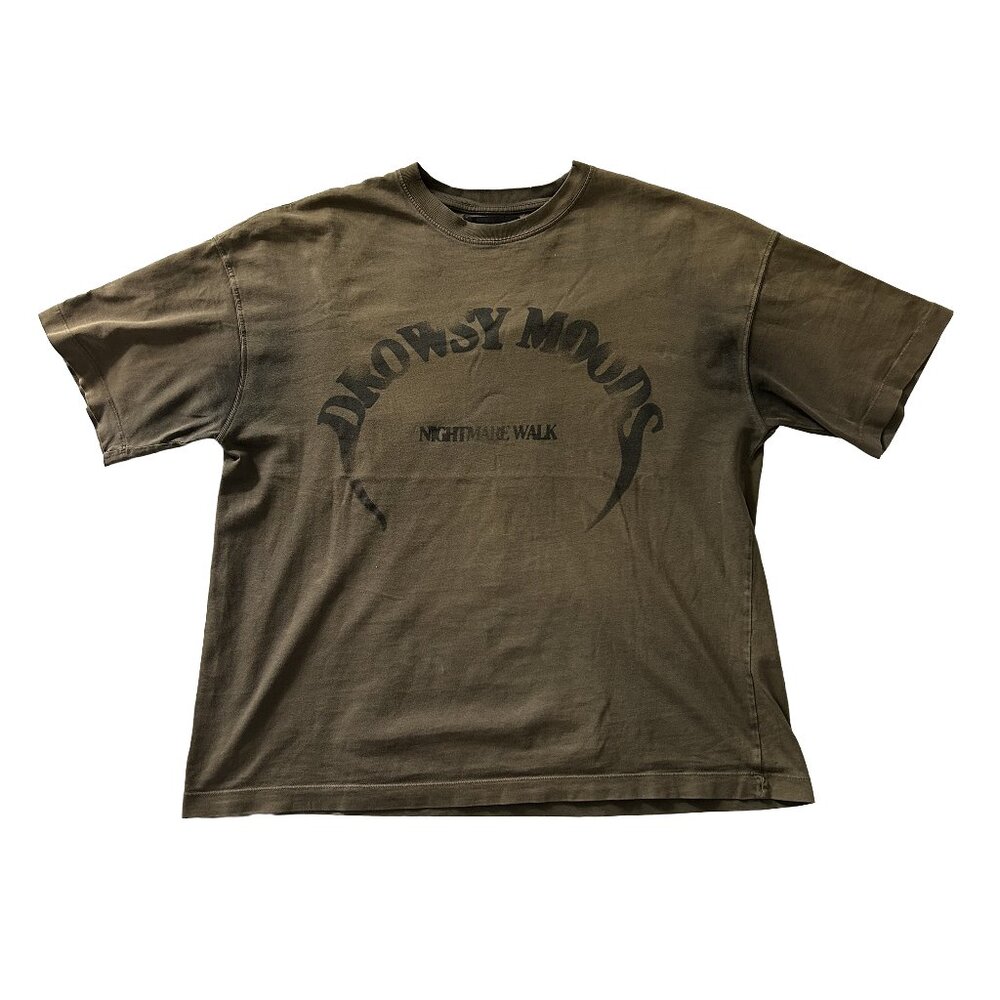 Zara Amsterdam "Drowsy Moods" T-Shirt Medium Faded Streetwear Style